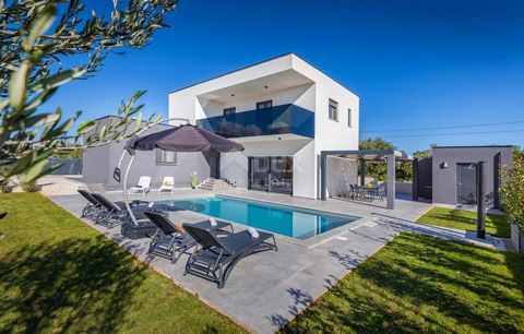 Location: Istarska županija, Ližnjan, Ližnjan. ISTRIA, LIŽNJAN - Modern family villa located in a quiet environment not far from the beaches and the center of the village. We present to you a newly built family villa located in an ideal location, not...