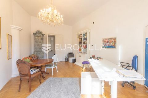 Osijek, beautiful and tidy space in the very center of the city, 1st floor, 155 m2. The apartment consists of several larger furnished rooms. High ceilings, spacious rooms and a large amount of light characterize this space. The apartment is fully fu...