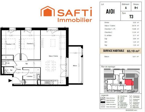 Appartement T3 Livraison fin 2026 Gagnac-sur-Garonne
