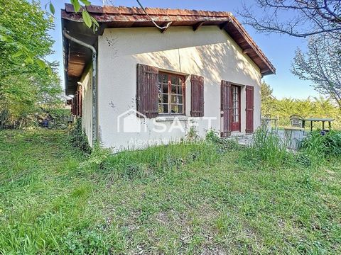 GRADIGNAN – Maison à rénover ou projet de construction sur belle parcelle en seconde ligne