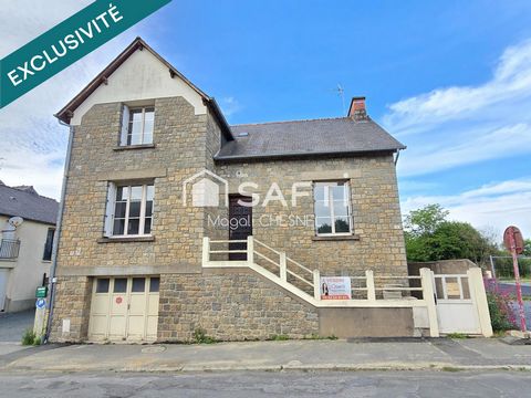 Maison de caractère d'environ 103 m² avec rez-de-chaussée complet, à HEDE-BAZOUGES