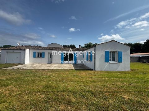 DOLUS D'OLERON : Maison de plain-pied 90 m² – 2 chambres – Terrain 617 m² –