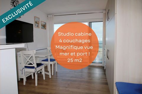 Studio-Cabine avec Vue Mer Exceptionnelle à Palavas-les-Flots