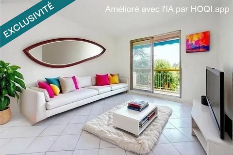 À vendre – Appartement 3 pièces avec balcon, dernier étage, parking et cave – Bron