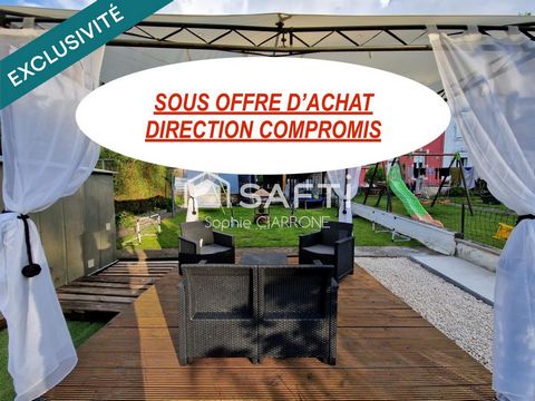 MAISON JUMELEE 110M2 AVEC GARAGE ;JARDIN; TERRASSES ET CABANON AU CALME PROCHE FRONTIERE