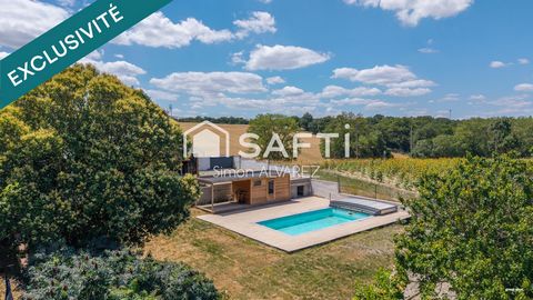 Maison T5 121 m2, sur par elle de 900 m2 avec piscine