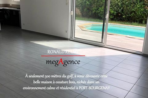 Maison en ossature bois de 89 m² avec piscine – Port Bourgenay