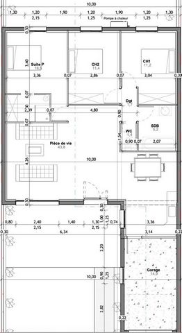 Villa neuve 92 M2, 3 chambres, terrain 294 M2
