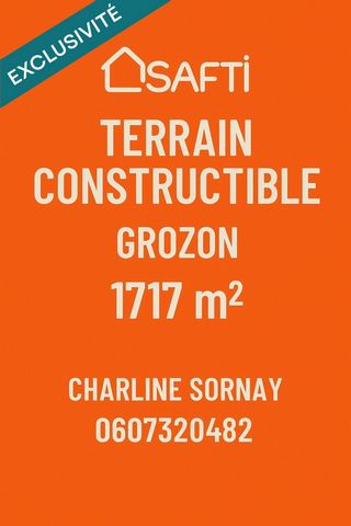 Terrain à bâtir à Grozon – Calme, nature et proximité !