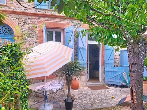 Charmant bout de longère toulousaine avec jardin intimiste