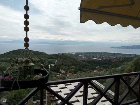 Agios Vlassis, Magnesia, Volos. For sale a two-storey house (maisonette) with an area of 112,20 sq.m. on a plot with an area of 1.367 sq.m. with sea view. The house is fully furnished and equipped with electrical appliances. It was built in 2005 acco...