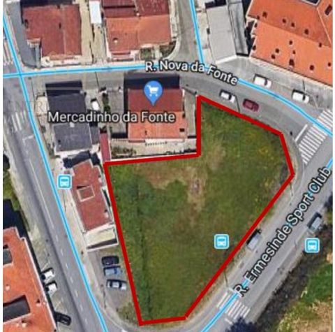 Land in Ermesinde for housing construction. Central location next to shops, services and transport. With PIP approved. Construction area 3400 m2 Do not miss out on this investment opportunity. Call today for more information !! : #ref:TER_1247
