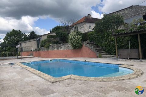 This impressive equestrian property is located a short drive from Lauzerte The ensemble consists of a 3 bed stone farmhouse, large barn and stables, 6 hectares of pasture land, a 2 bed fully equipped gite and a swimming pool. The house benefits from ...