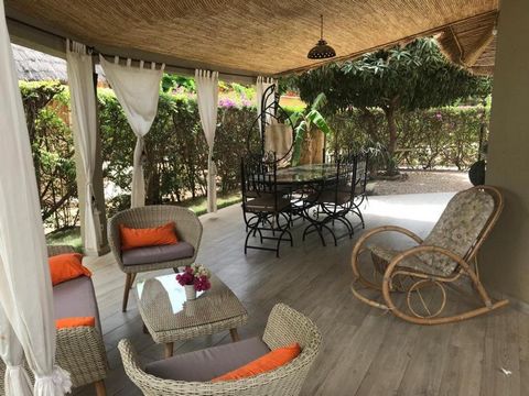 SENEGAL: This charming villa in residence located in Saly with a living area of approximately 60m2 on a plot of approximately 263m2 comprises on the ground floor: a living room/living room, an equipped kitchen and a bedroom with its bathroom water, w...