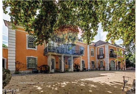 Fantastic mansion where the gardens extend over an idyllic setting of more than 14,000 m2, rethought in 1970 by landscape architect Gonçalo Ribeiro Telles, is full of statues, fountains and small lakes. The annexed outbuildings, such as the 1920s-cen...