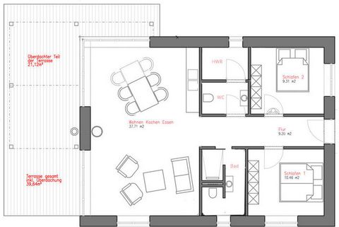 Casa de vacaciones luminosa y luminosa de nueva construcción. Sensación pura del mar Báltico de 80 m² en una zona tranquila directamente en la bahía de Geltinger. Vacaciones junto al mar.