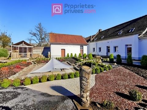 Discover this renovated house, nestled in a quiet street, a few steps from the heart of Hesdin and its charming shops. Ground floor: A welcoming entrance hall, a prelude to your haven of peace A warm living room, where a wood fire crackles. A convivi...