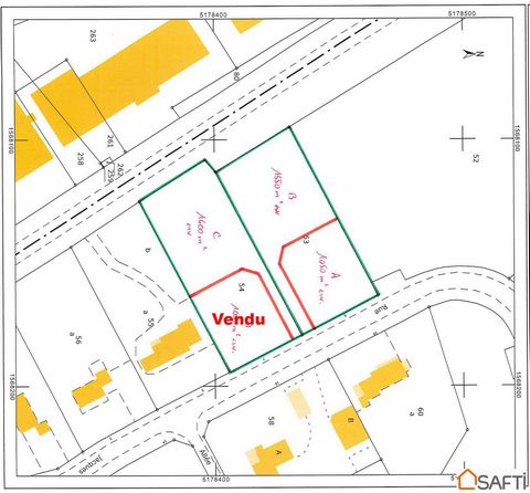 Terrain plat de 1560 m² !