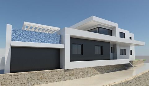 Project: Modern villa in BenissaCosta, on a slight sloping plot, with open views and close to amenities and the beach. 300 metres to the Buenavista tennis club. The house has 2 floors connected internally. The upper floor consists of: entrance, large...