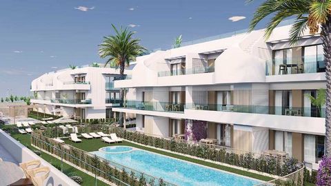 Description of object: These beautiful and modern apartments at ground floor or first floor consist of a constructed area of approx. 111 m² - 156 m² (different models, incl. terraces(gardens) with 3 bedrooms, 2 bathrooms (1 en-suite), 1 living / dini...