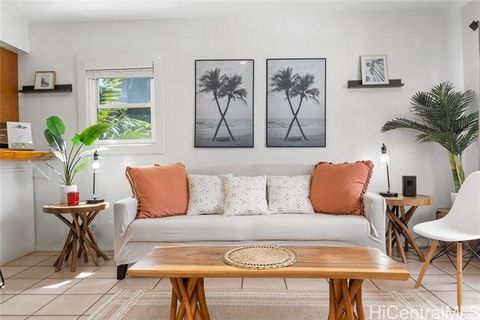 Waialua Dreams do come true. Over 800 Sq ft of Newly remodeled townhome only steps to the beach. 2 bedroom 1 and a half bath with private landscaped and fenced yard. Outdoor shower, covered lanai and lots of space for BBQ's with friends, surfboards, ...