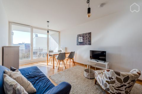 This beautiful and bright apartment offers everything you could wish for. A large, sunny balcony with stylish garden furniture invites you to relax and provides a green oasis in the middle of the city. The cozy living room is furnished with a comfort...