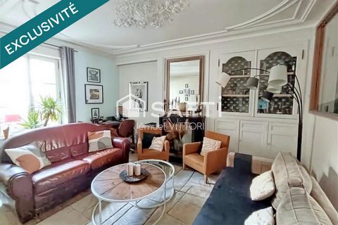 Maison de ville en hyper centre d’Ernée, 150 m², 4 chambres, cour, dépendance