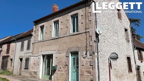 A37134MKE23 - Située dans le joli village animé de Soumans, avec bar/restaurant, supermarché, boulangerie et piscine extérieure en été, cette maison plus grande qu'il n'y paraît offre beaucoup d'espace pour une famille souhaitant s'installer et profi...