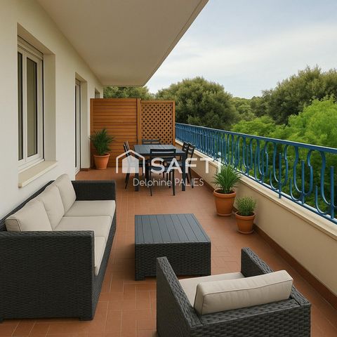 Appartement T3 avec terrasse,aperçu mer, Six-Fours
