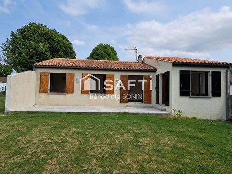 Maison de plain-pied avec 3 chambres et jardin
