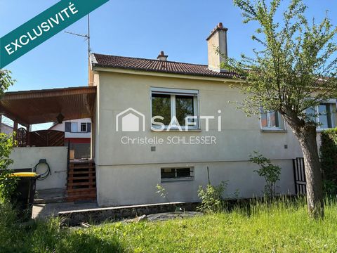 Maison sur sous-sol avec 3 chambres et un accès terrasse et jardin