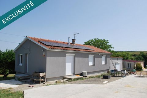 maison de plain pied calme, avec vue et piscine