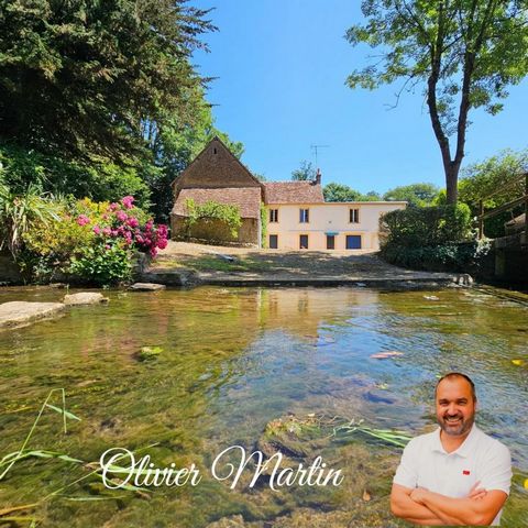 MOULIN XVIII° siècle AVEC MAISON ET DÉPENDANCES SUR 5 HECTARES – À 25 MIN DU MANS