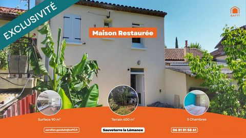 À vendre - Maison de village entièrement rénovée - 90 m² habitables