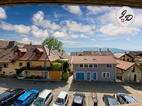 Un T3 comme nul autre ? entre vue lac et charme du village, un dernier étage dexception à Veyrier-du-Lac ?