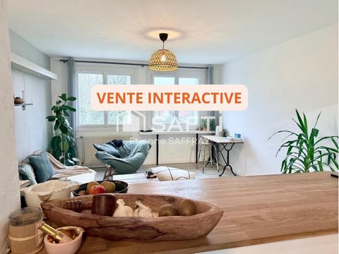 Vente interactive - T2 rénové de 55 m² - Parking sécurisé