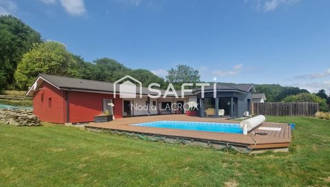 Maison et Gîte de 238 m², garage , piscine sel, terrain de 2106 m²