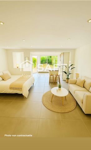 grand studio lumineux avec jardin