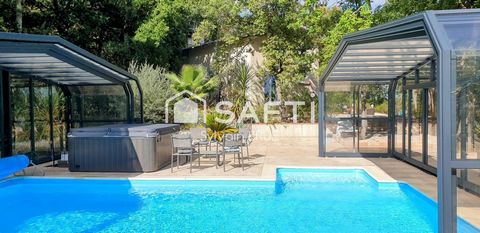 Maison atypique avec piscine et grand sous-sol – Nature, calme et confort