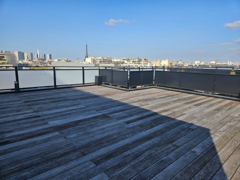 Appartement à vendre 6 pièces PARIS 15EME ARRONDISSEMENT (75) Rooftop avec terrasse de 100m2