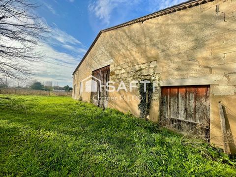 À Mouliets-et-Villemartin, découvrez cette propriété à rénover, offrant un fort potentiel et un cadre naturel remarquable.
