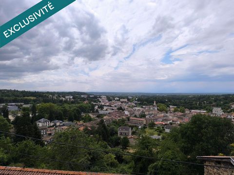 Maison de ville mitoyenne avec garage, beau volume, belle vue
