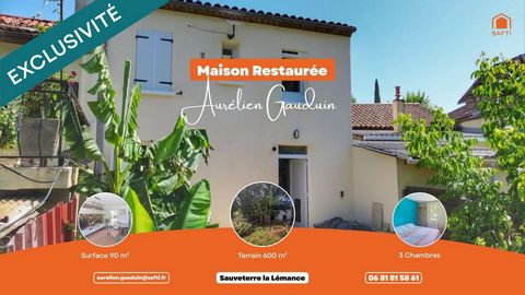 À vendre - Maison de village entièrement rénovée - 90 m² habitables