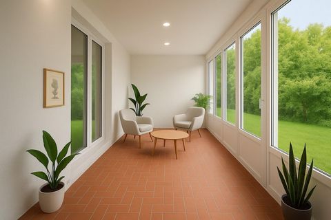 CORBIAC, MAISON 3 CHAMBRES, JARDINS ET GARAGE