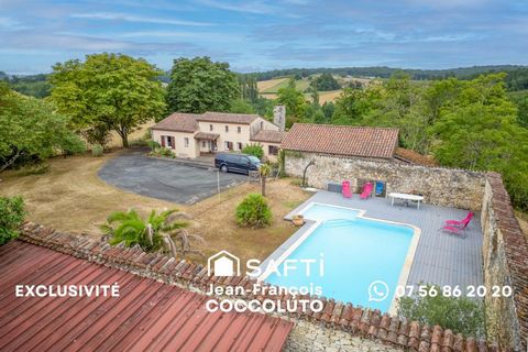 Belle maison en campagne avec piscine et grange