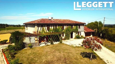 A11836 - Located in the heart of the Bas Armagnac region of Gers this substantial, 6 bedroom house provides flexible living for a large/extended family and/or business potential. This spacious and comfortable home with traditional features includes; ...