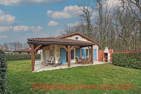 Two bedroom Villa , constructed in 2006, located on an exclusive park I km from Chateau Des Forges 27 hole Golf Club in the Poitou-Charente Region of France. Having an open plan lounge and kitchen with exposed beams and fireplace with woodburning sto...