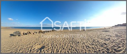 Safti real estate, Delphine Canteteau offers you this house of approximately 70m2, located in the heart of the seaside resort of Tranche sur Mer, close to shops and central beaches 200m away. This house, currently being renovated, will offer you on t...