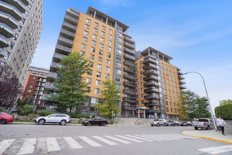 Beautiful and spacious condo located in Saint-Léonard, close to all services and amenities, Anjou galleries, highways 40 and 25, Maisonneuve Park, Botanical Garden, schools and much more! Open concept condo consisting of a bedroom, a bathroom, 1 gara...