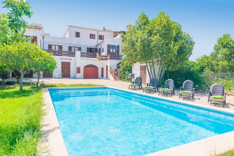 Majestic two storey village house located in Capdepera, where 10 guests will find a great private pool and amazing views to the town and the mountains. The amazing landscape views over the village even allows you to admire the ancient castle of Capde...